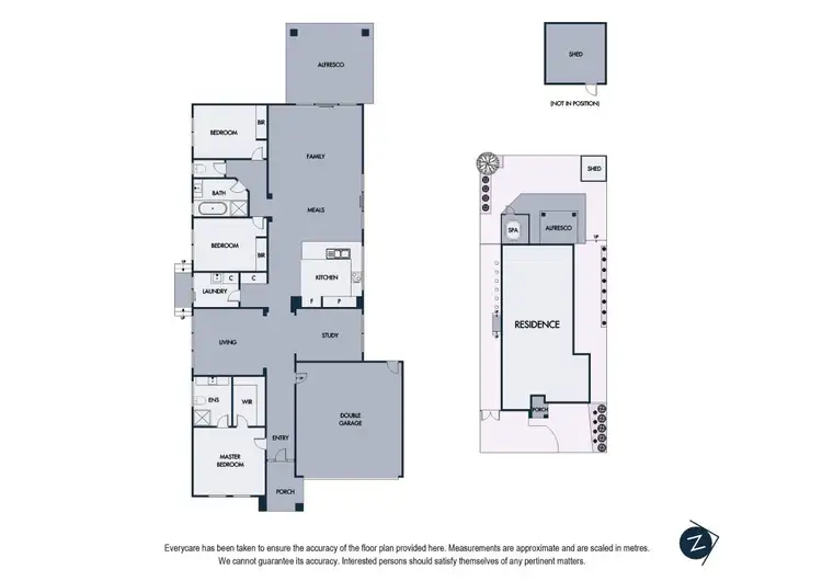 Floorplan of Homely house listing, 12 Cashmere Drive, Doreen VIC 3754