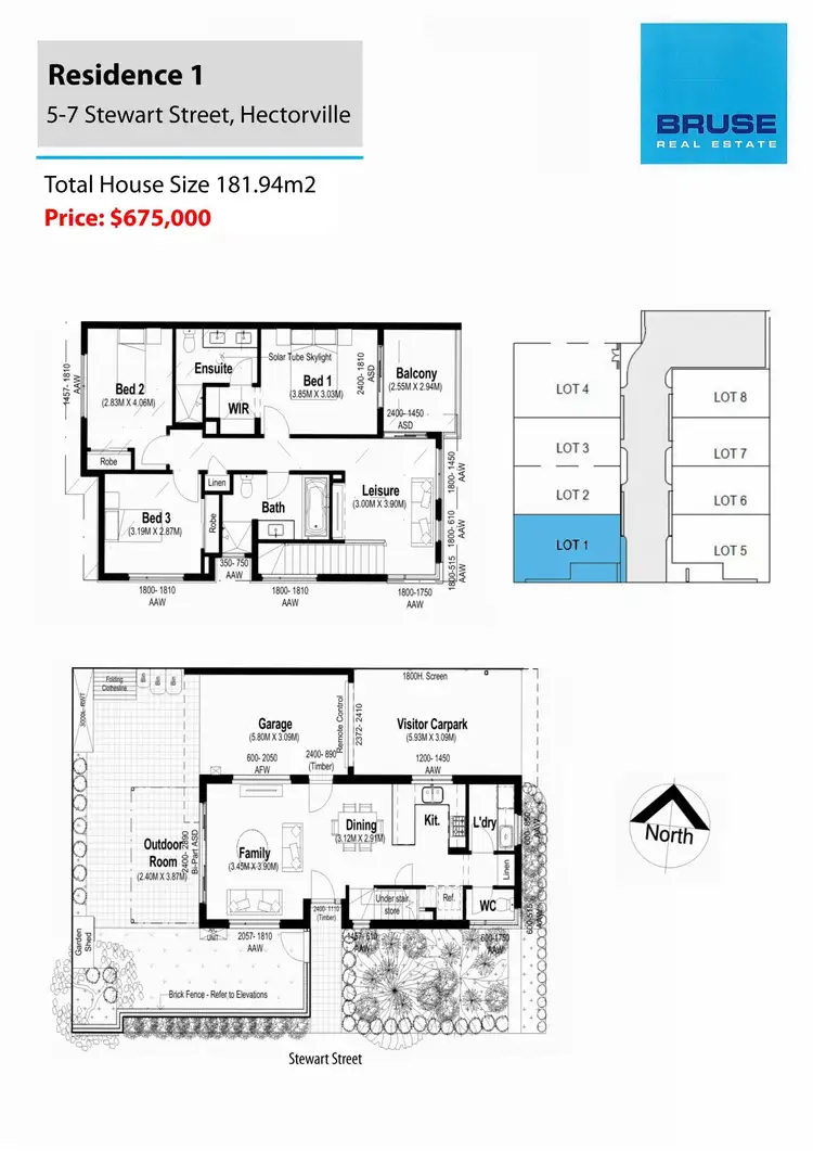 Floorplan of Homely house listing, 5 & 7 Stewart Street, Hectorville SA 5073