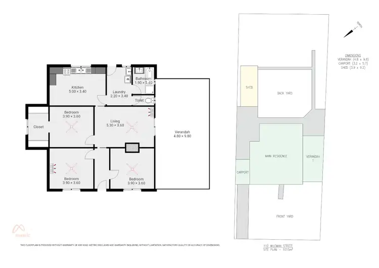 Floorplan of Homely house listing, 112 Wileman Street, Whyalla SA 5600