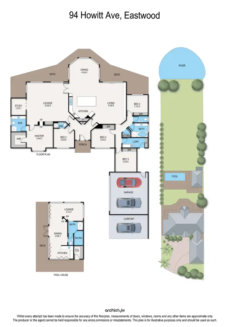 Floorplan of Homely house listing, 94 Howitt Avenue, Eastwood VIC 3875