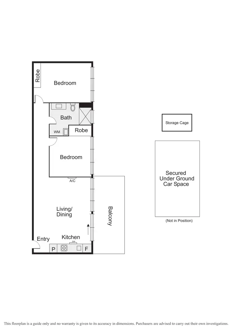 Floorplan of Homely apartment listing, 322/85 Market Street, South Melbourne VIC 3205
