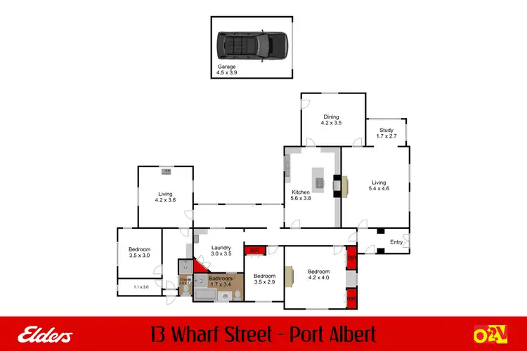Floorplan of Homely house listing, 13 Wharf Street, Port Albert VIC 3971