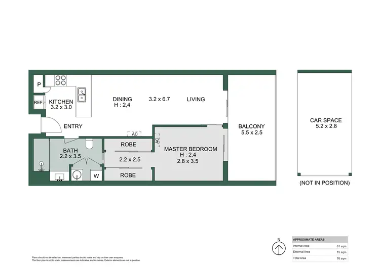 Floorplan of Homely apartment listing, 2602/25 Charlotte Street, Chermside QLD 4032