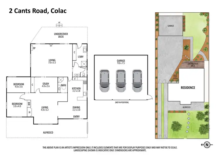 Floorplan of Homely house listing, 2 Cants Road, Colac VIC 3250