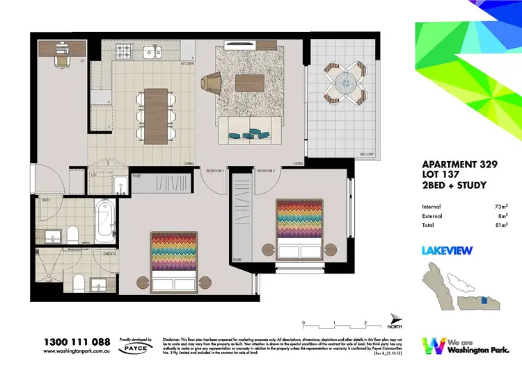 Floorplan of Homely apartment listing, 329/5 Vermont Crescent, Riverwood NSW 2210