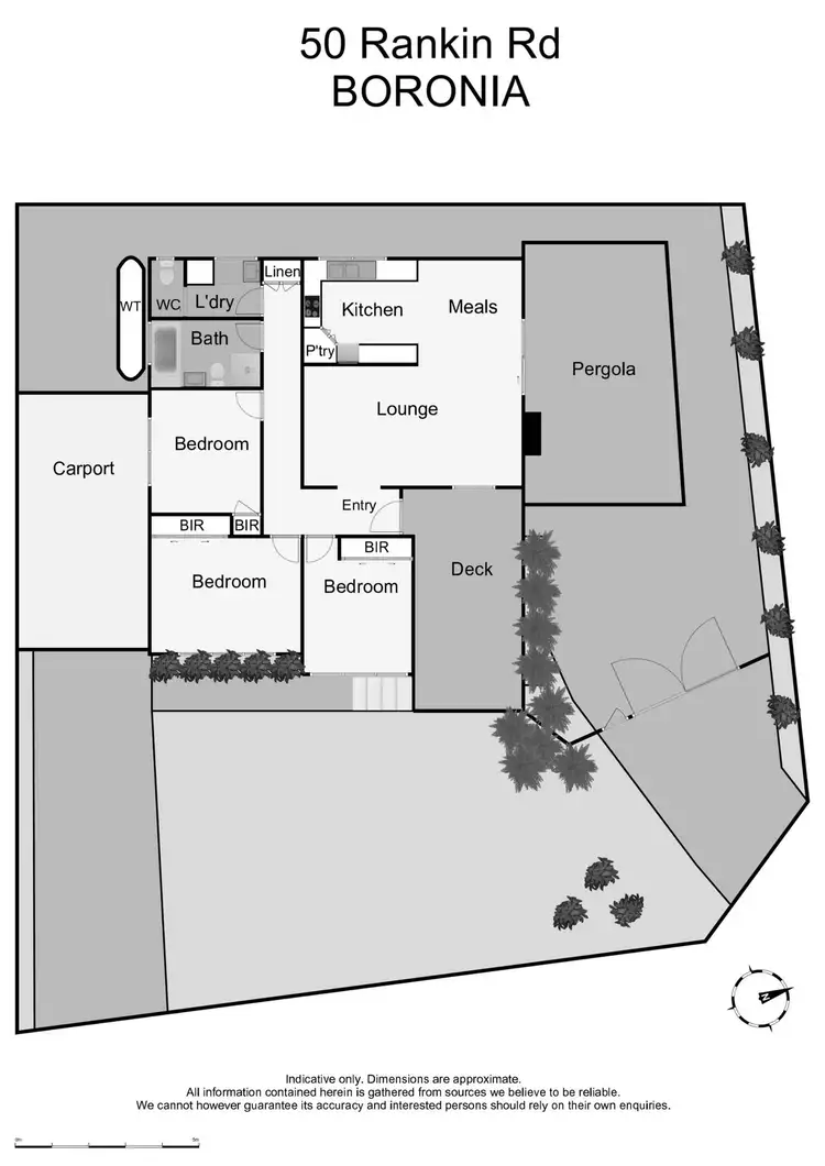 Floorplan of Homely house listing, 50 Rankin Road, Boronia VIC 3155