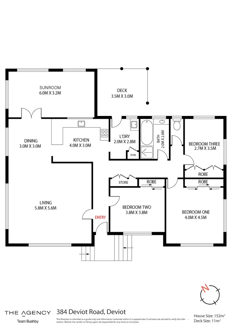 Floorplan of Homely house listing, 384 Deviot Road, Deviot TAS 7275