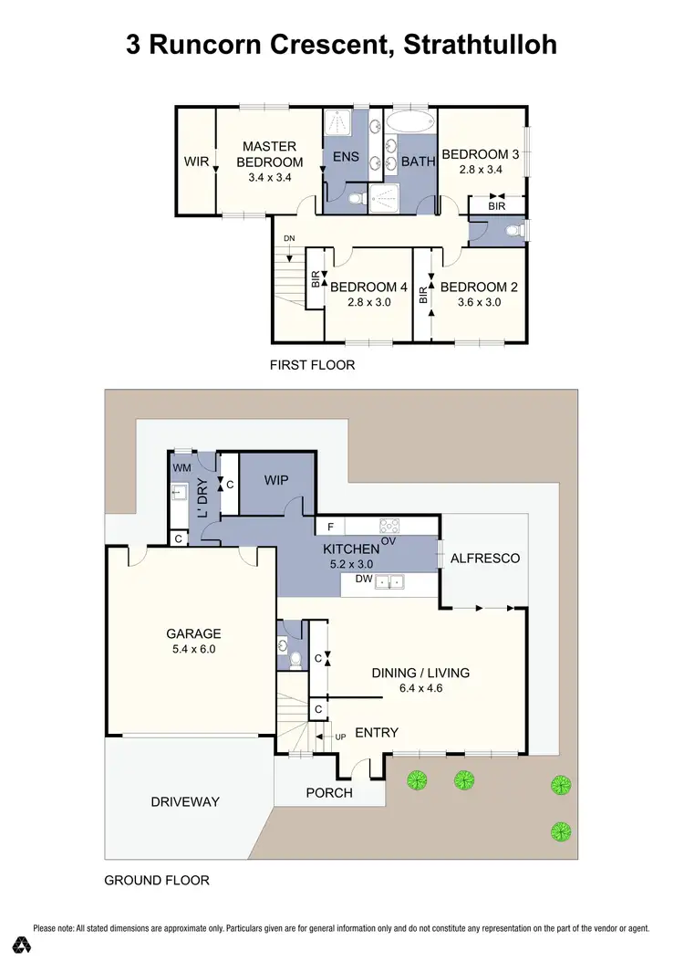 Floorplan of Homely house listing, 3 Runcorn Crescent, Strathtulloh VIC 3338