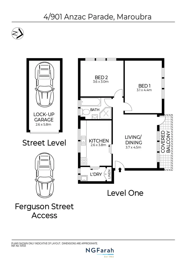 Floorplan of Homely apartment listing, 4/901 Anzac Parade, Maroubra NSW 2035