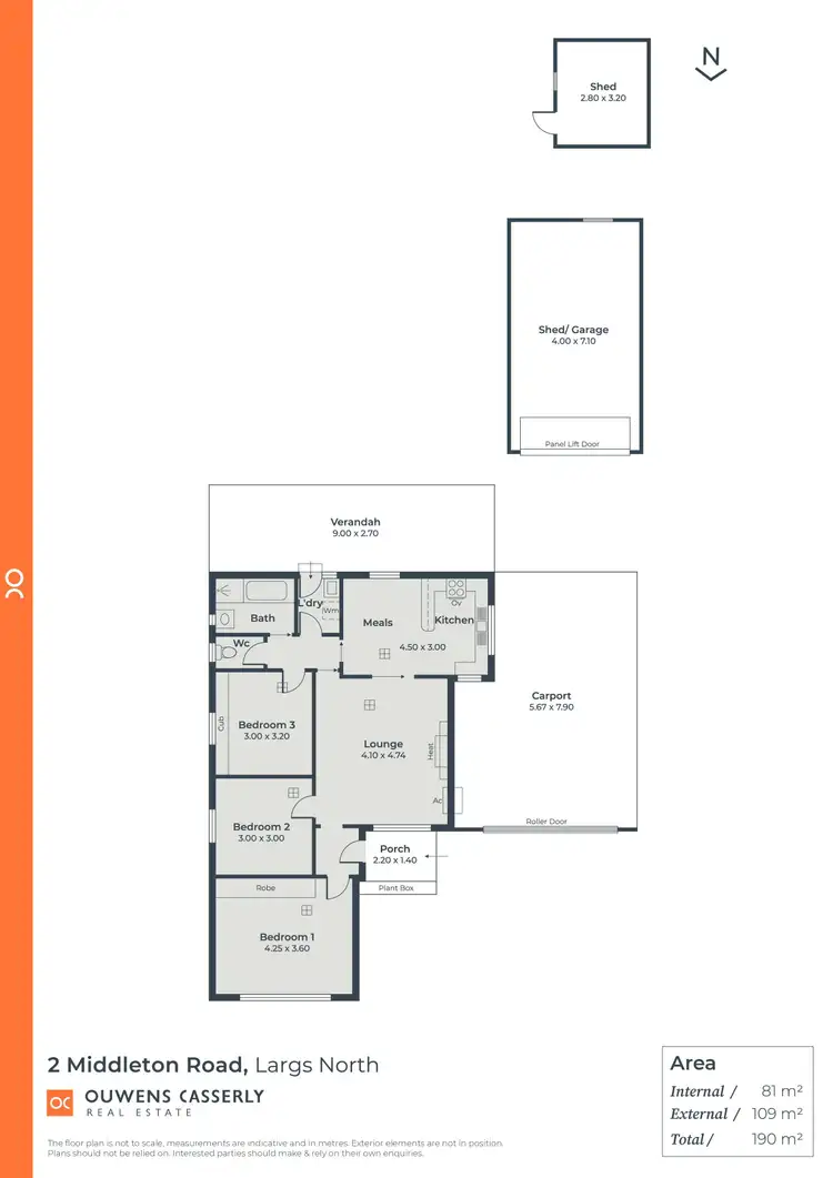 Floorplan of Homely house listing, 2 Middleton Road, Largs North SA 5016