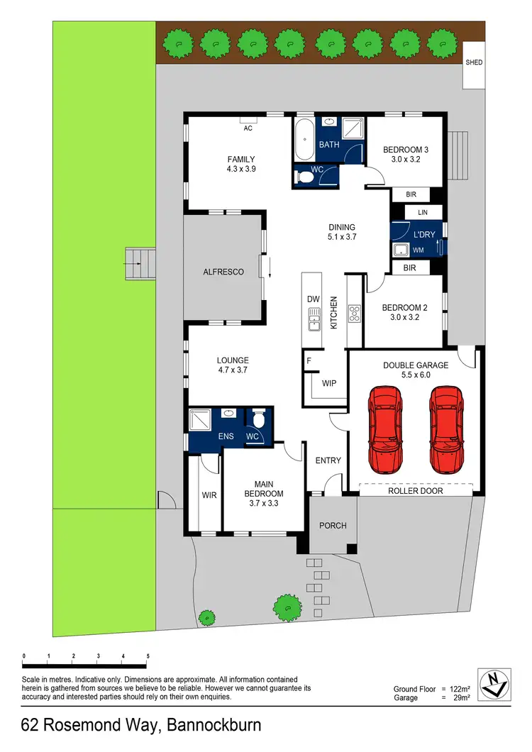 Floorplan of Homely house listing, 62 Rosemond Way, Bannockburn VIC 3331