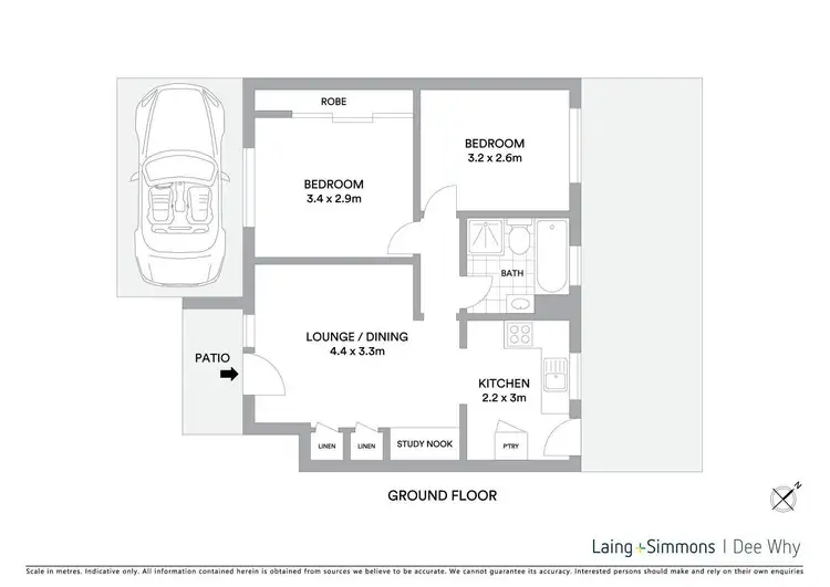 Floorplan of Homely apartment listing, 6/22 Lismore Avenue, Dee Why NSW 2099