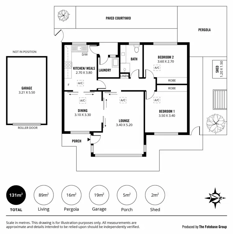 Floorplan of Homely unit listing, 3/12 Patawalonga Frontage, Glenelg North SA 5045