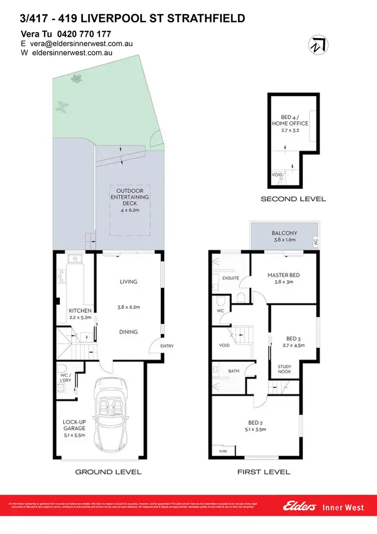Floorplan of Homely townhouse listing, 3/417-419 Liverpool Road, Strathfield NSW 2135