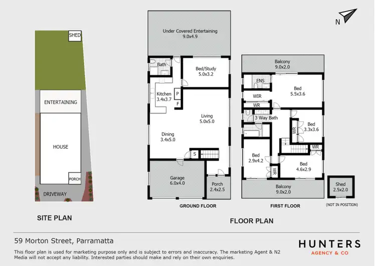 Floorplan of Homely house listing, 59 Morton Street, Parramatta NSW 2150