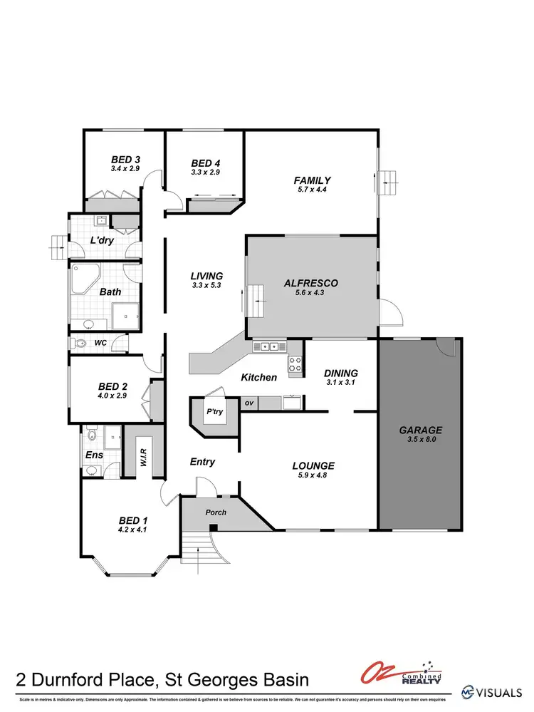 Floorplan of Homely house listing, 2 Durnford Place, St Georges Basin NSW 2540