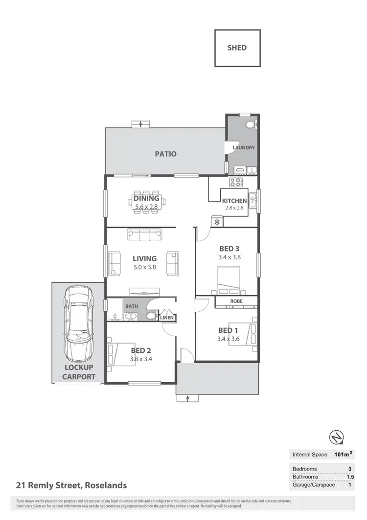 Floorplan of Homely house listing, 21 Remly Street, Roselands NSW 2196