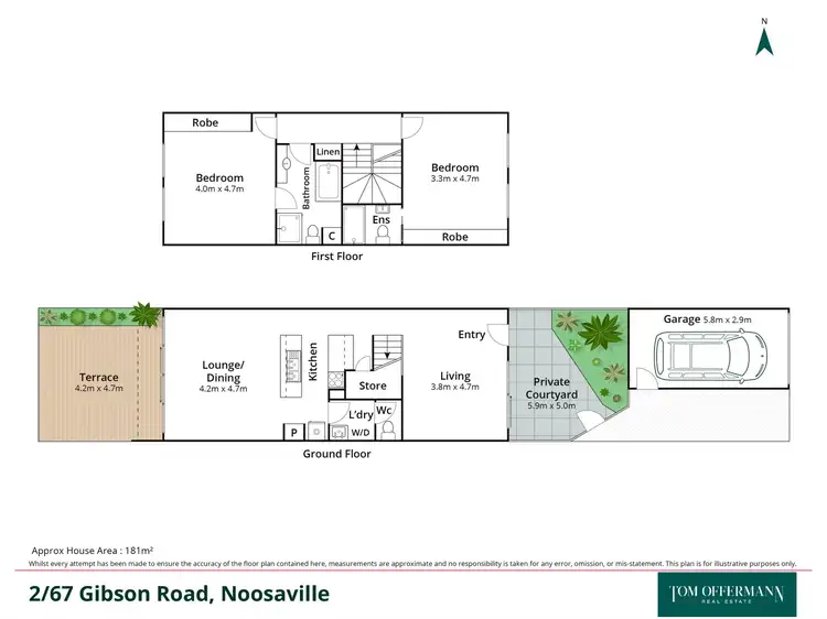 Floorplan of Homely unit listing, 2/67 Gibson Road, Noosaville QLD 4566