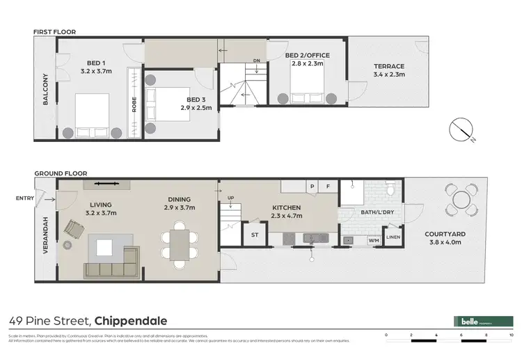 Floorplan of Homely terrace listing, 49 Pine Street, Chippendale NSW 2008
