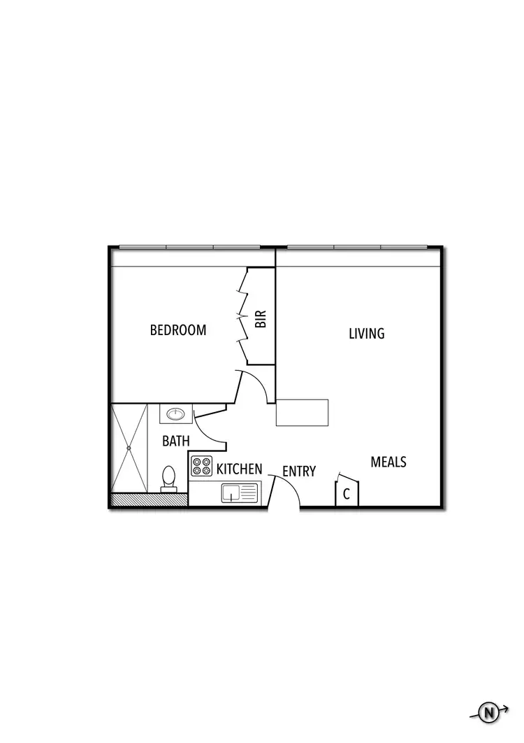 Floorplan of Homely apartment listing, 11/298 Williams Road, Toorak VIC 3142
