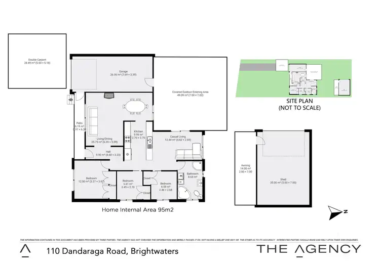 Floorplan of Homely house listing, 110 Dandaraga Road, Brightwaters NSW 2264