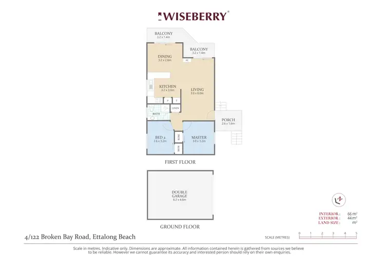 Floorplan of Homely unit listing, 4/122 Broken Bay Road, Ettalong Beach NSW 2257