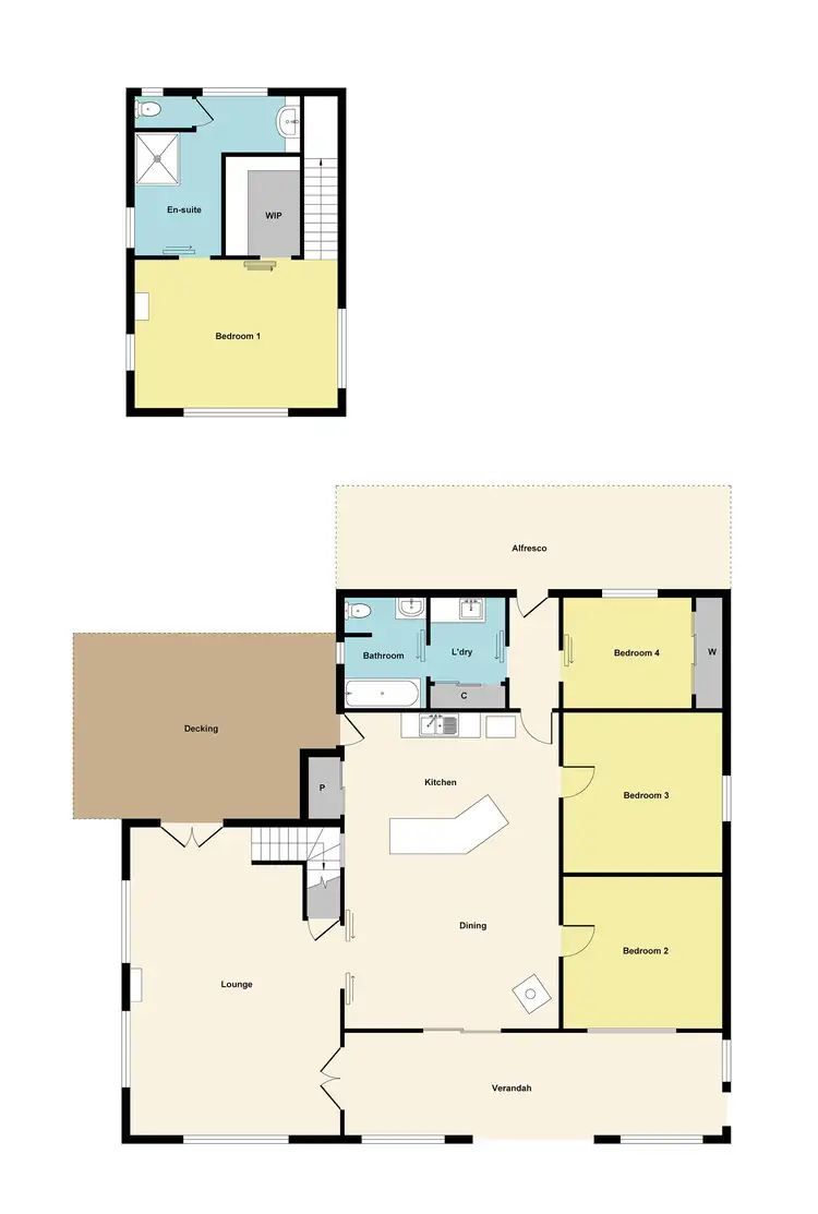 Floorplan of Homely house listing, 2 Herring Street, Maryborough VIC 3465
