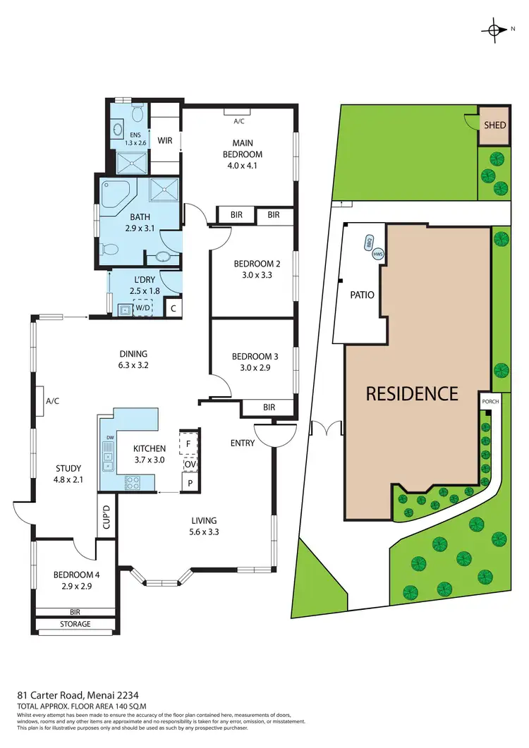 Floorplan of Homely house listing, 81 Carter Road, Menai NSW 2234