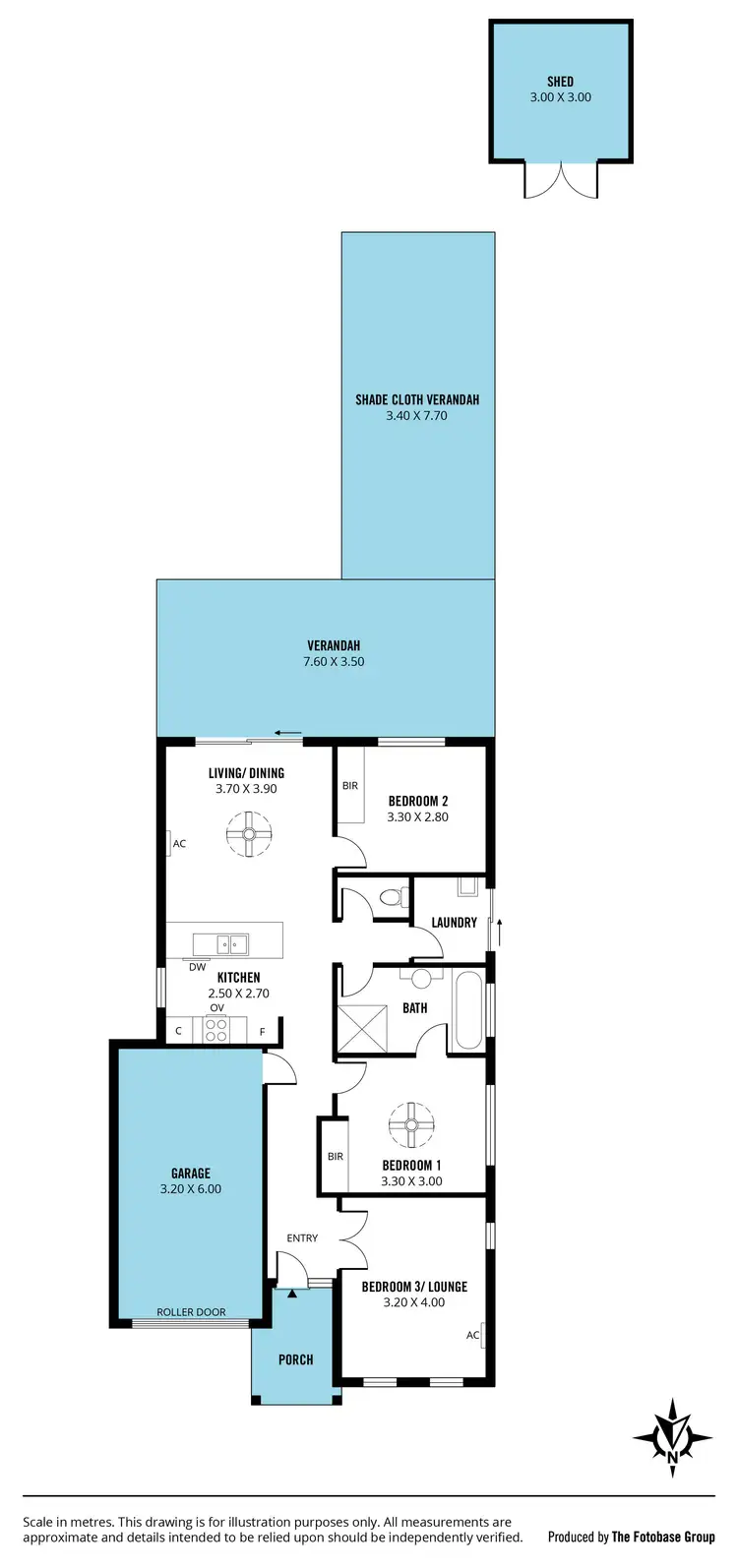 Floorplan of Homely house listing, 16 Moss Court, Aldinga Beach SA 5173