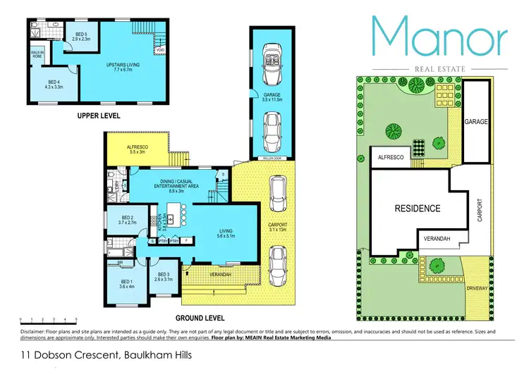 Floorplan of Homely house listing, 11 Dobson Crescent, Baulkham Hills NSW 2153