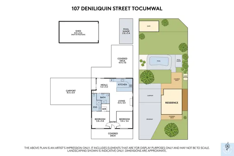 Floorplan of Homely house listing, 107 Deniliquin Street, Tocumwal NSW 2714
