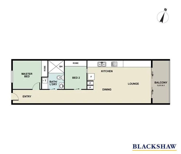 Floorplan of Homely apartment listing, 94/29 Dawes Street, Kingston ACT 2604