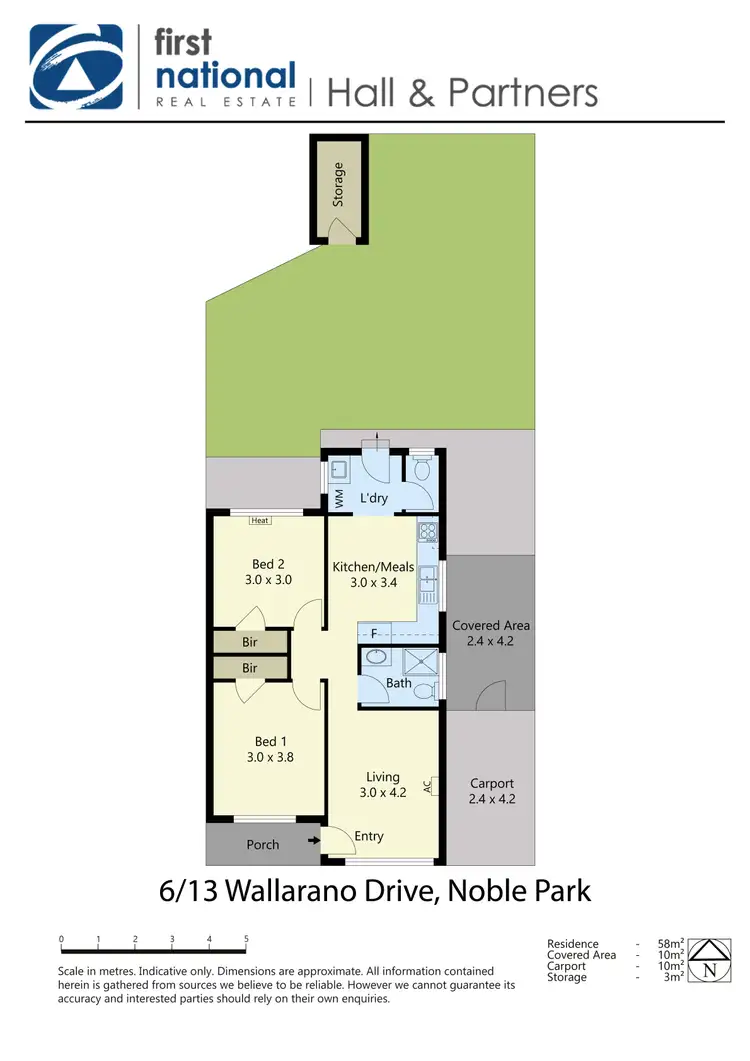 Floorplan of Homely unit listing, 6/13 Wallarano Drive, Noble Park VIC 3174