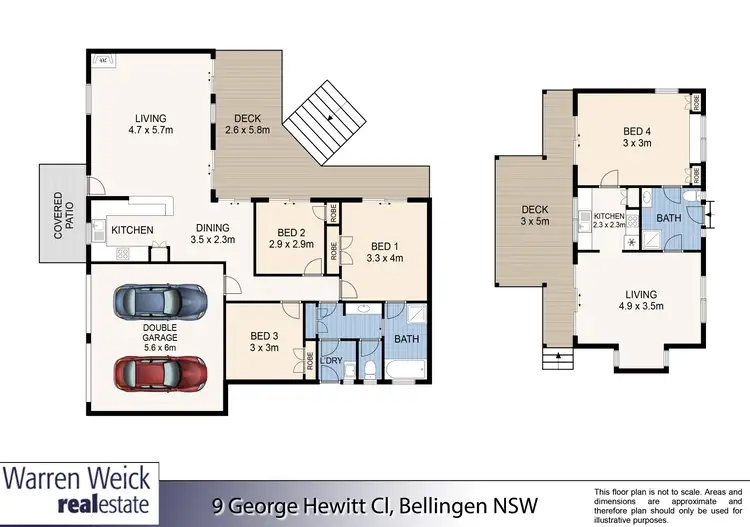 Floorplan of Homely house listing, 9 George Hewitt Close, Bellingen NSW 2454