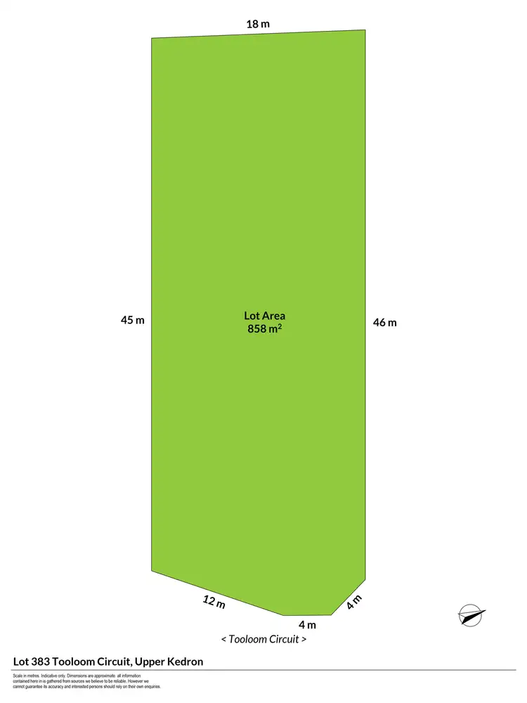 Floorplan of Homely land listing, LOT 383 Tooloom Circuit, Upper Kedron QLD 4055