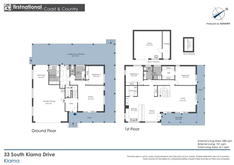 Floorplan of Homely house listing, 33 South Kiama Drive, Kiama Heights NSW 2533