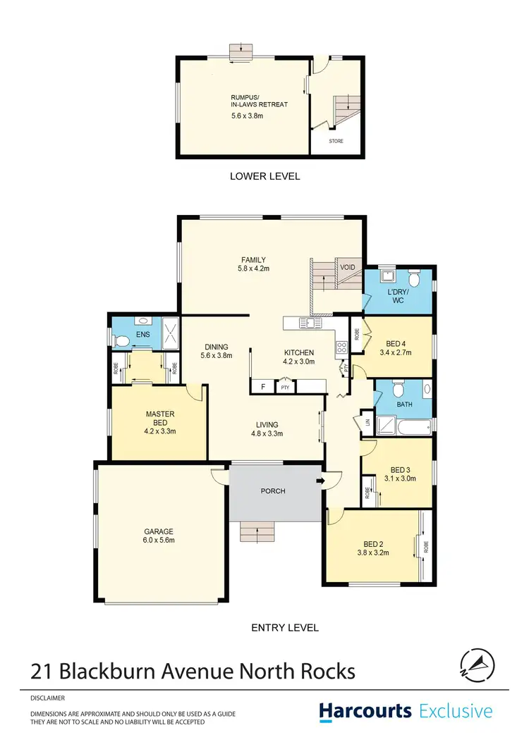 Floorplan of Homely house listing, 21 Blackburn Avenue, North Rocks NSW 2151