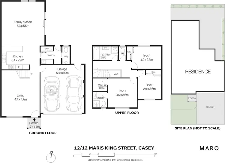 Floorplan of Homely townhouse listing, 12/12 Maris King Street, Casey ACT 2913