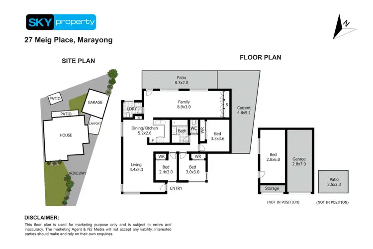 Floorplan of Homely house listing, 27 Meig Place, Marayong NSW 2148