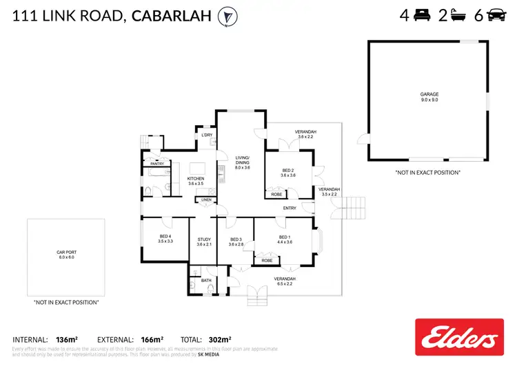 Floorplan of Homely house listing, 111 Link Road, Cabarlah QLD 4352