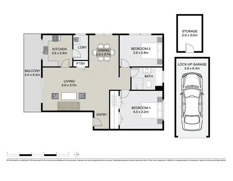 Floorplan of Homely unit listing, 3/18 Bobart Street, Parramatta NSW 2150