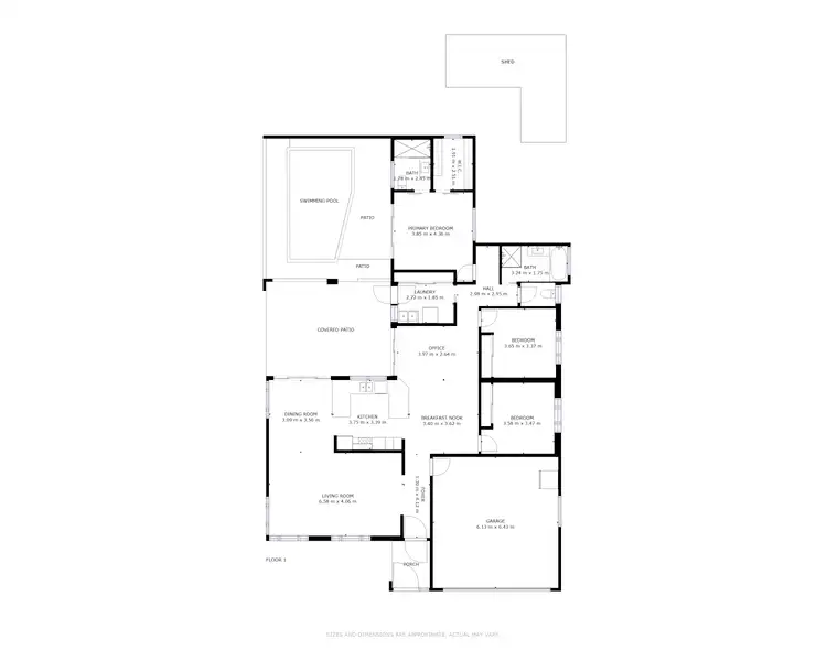 Floorplan of Homely house listing, 23 Dorunda Street, Mount Sheridan QLD 4868