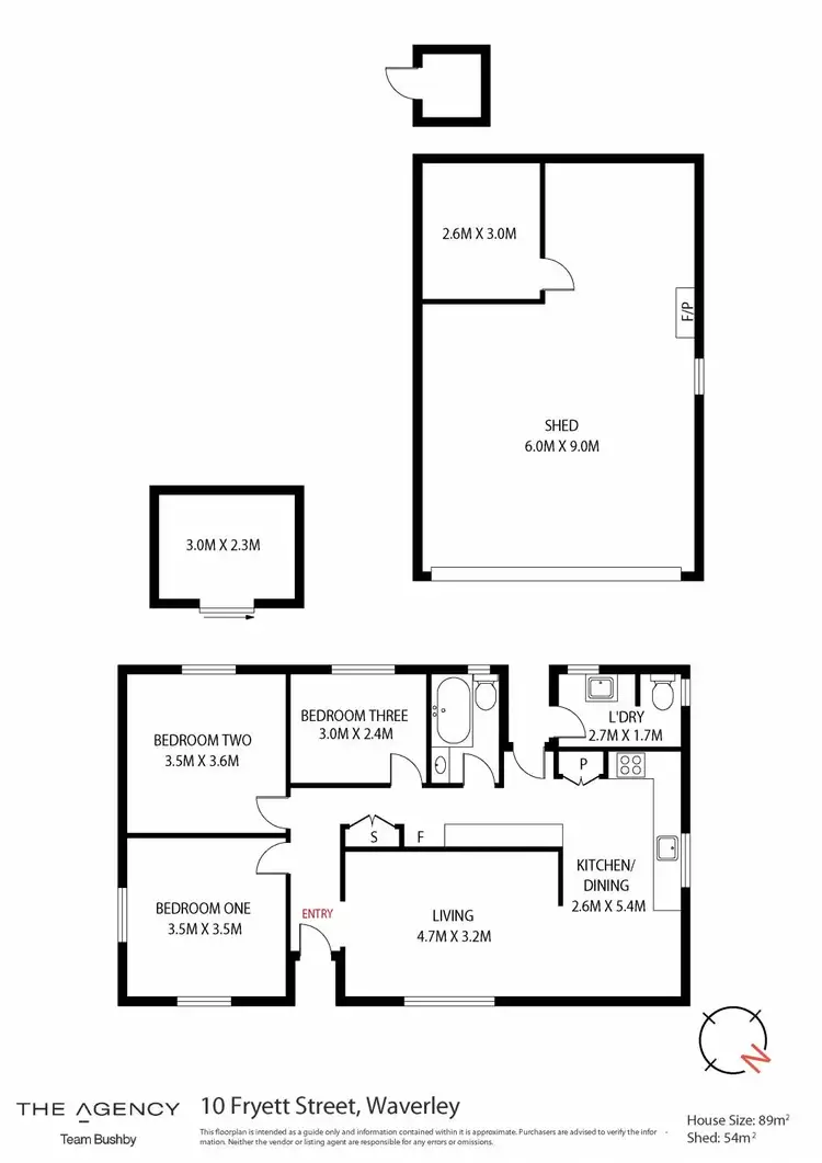 Floorplan of Homely house listing, 10 Fryett Street, Waverley TAS 7250