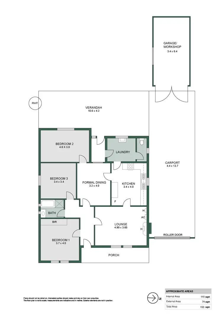 Floorplan of Homely house listing, 36 Cromer Street, Camden Park SA 5038