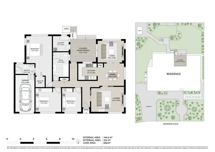 Floorplan of Homely house listing, 3 Sharwen Place, Blaxland NSW 2774
