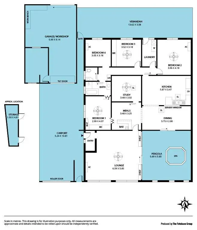 Floorplan of Homely house listing, 9 Vineyard Way, Hackham West SA 5163