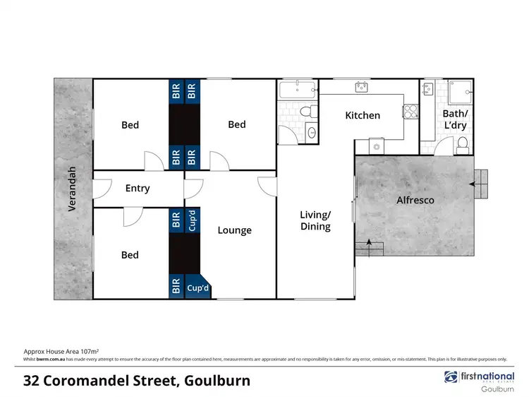 Floorplan of Homely house listing, 32 Coromandel Street, Goulburn NSW 2580