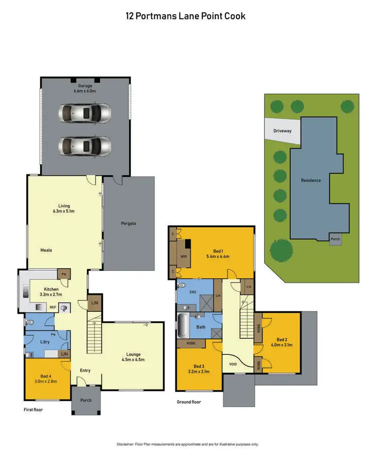 Floorplan of Homely house listing, 12 Portmans Lane, Point Cook VIC 3030
