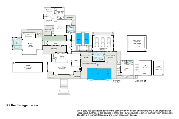 Floorplan of Homely house listing, 33 The Grange, Picton NSW 2571