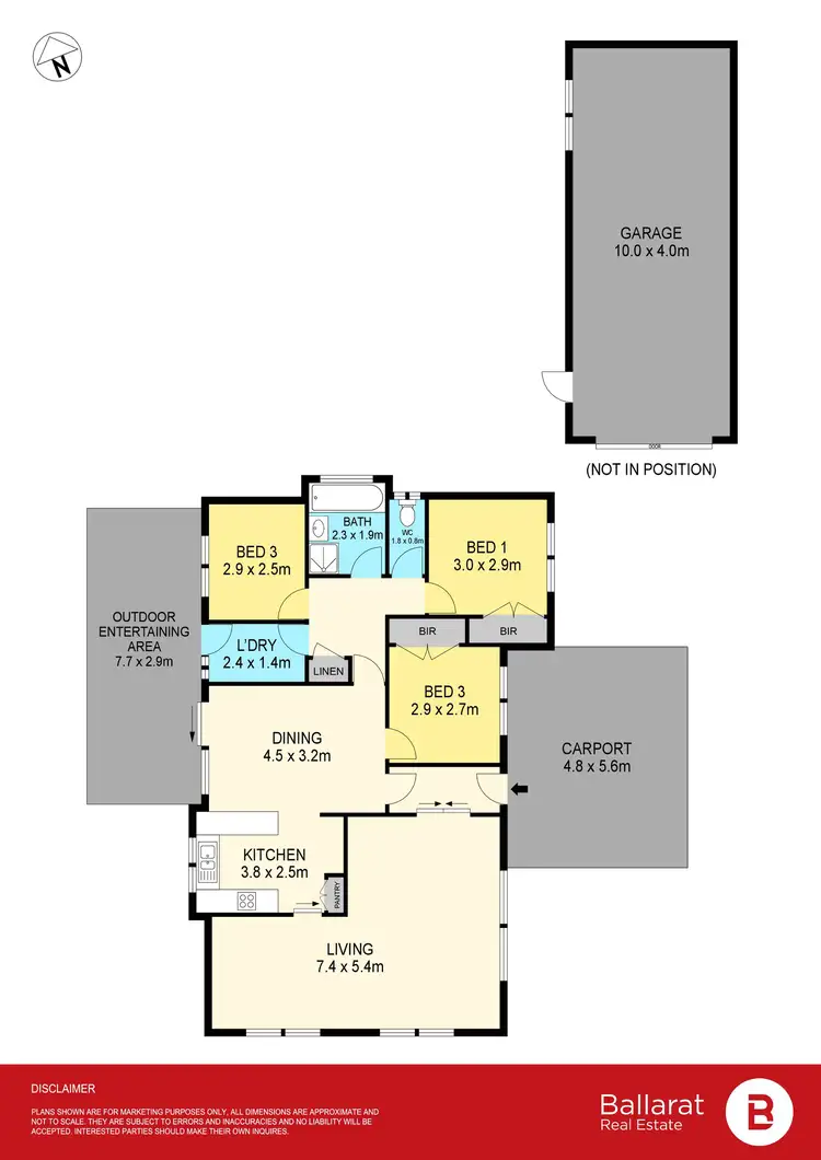 Floorplan of Homely house listing, 16 Langham Road, Wendouree VIC 3355